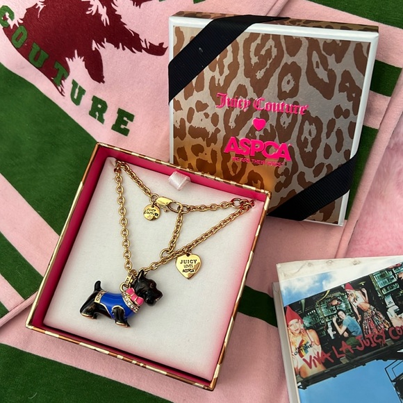 Limited Edition JUICY COUTURE ASPCA Scottie Dog necklace✨RARE & COLLECTIBLE ✨ - Picture 3 of 13